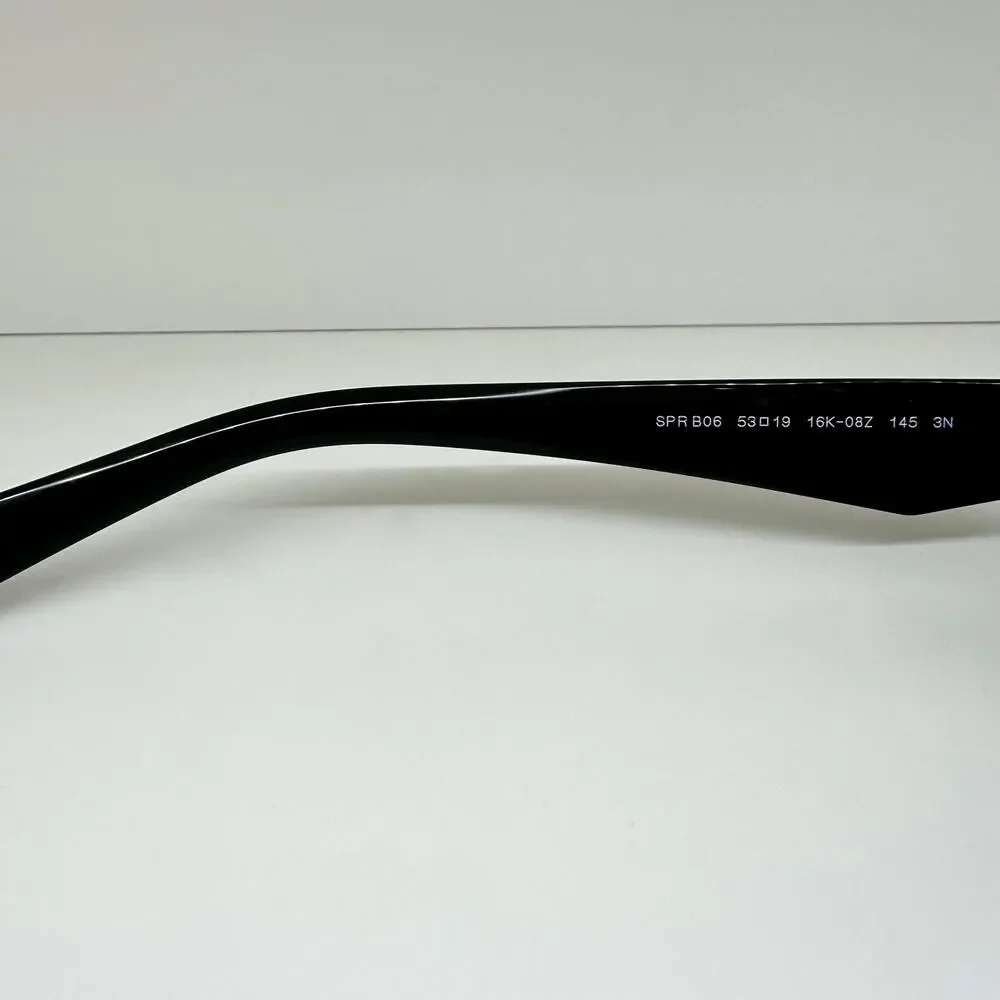 New PRADA Sunglasses Black Symbole Logo Rectangle Square 2025 Release